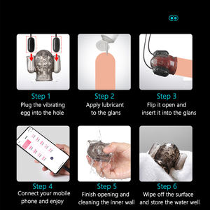 Make in China per adulti Sex Toy pene Glans Trainer giocattoli sessuali per gli uomini auto-piacere glande stimolare glande vibratore Sexy giocattoli - Product Image 6