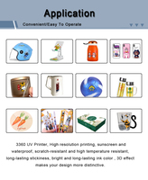 Nouvelle version 2026 – Imprimante UV à plat 3360 numérique à jet d'encre de bureau avec tête d'impression Epson XP600, imprimante UV A3 pour coques de téléphone