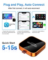 Kotak Video Mini Carplay Android Model Baru 2+16GB QCM2290 dengan Aplikasi Youtube Netflix untuk Mobil untuk Iphone Ios & Android OS 2019-