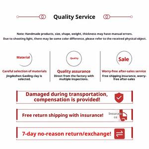 Jarrón de Cerámica de Jingdezhen, Adornos para Sala de Estar, Florero de Alta Gama para Arreglos Florales, <span class=keywords><strong>Maceta</strong></span> Grande, Simple, Moderna, con Esmalte de Color Decorativo - Product Image 5