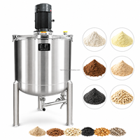 Équipement de mélange de qualité alimentaire 304, réservoir de mélange en acier inoxydable pour jus, boissons, lait, sirop, liquides, machine de mélange et de stockage