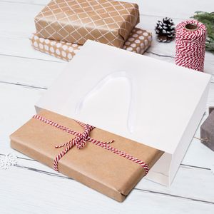 Extra Large White Gift <strong>Bags</strong> with Ribbon Handles <strong>for</strong> Shopping Small Business Birthday <strong>Party</strong> Bridal <strong>Party</strong> Wedding Christmas - Product Image 2