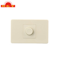 Interruptor de Pared Beige de 220V con Certificación de Cumplimiento, Interruptor de Luz Giratorio Personalizado, Interruptores Residenciales, Venta al Por Mayor de Fábrica