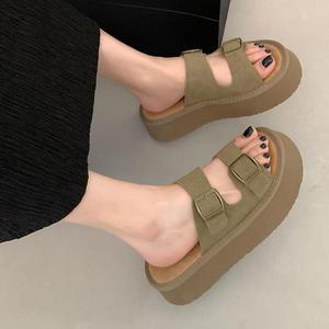 Ciabatte con suola spessa nuove <span class=keywords><strong>pantofole</strong></span> <span class=keywords><strong>rosa</strong></span> da donna estive all'aperto - Product Image 4