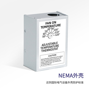 Controlador de Temperatura Mecánico Normalmente Abierto NOXT/Noscott ZRF011 con Carcasa de Chapa Metálica - Termostato de Control de Ventilación A134 - Product Image 3