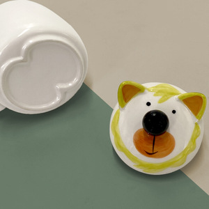 SYL <span class=keywords><strong>Tasse</strong></span> en céramique <span class=keywords><strong>Totoro</strong></span> avec couvercle distribuée en porcelaine pour couple de lait <span class=keywords><strong>Tasse</strong></span> pour cadeaux - Product Image 4