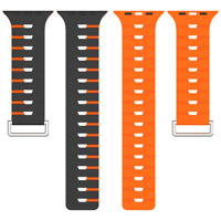 Correa para Reloj IWatch 9 CHARM, Correa Magnética de Silicona para Reloj Inteligente, Correa de Dos Colores