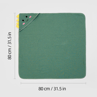 Couverture Bébé en Mousseline Imprimée Motif Dessin Animé, Cadeau de Naissance, Essentiels de Voyage pour Crèche, Coton Tissé Séchage Rapide, Carré de Bain pour Nourrisson