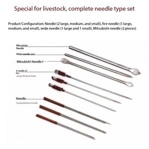 กระเป๋าฝังเข็มสัตวแพทย์สำหรับแกะหมูม้าพร้อมเข็มฝังเข็มจากสัตว์ - Product Image 4