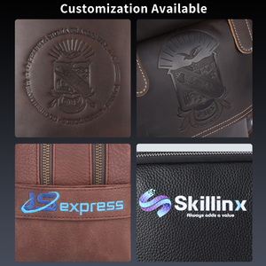 Large Capacity Premium Crazy Horse Leather Back Pack Bag With USB Men Expand <strong>Brown</strong> Cowhide Genuine Leather Travel <strong>Backpack</strong> - Product Image 5