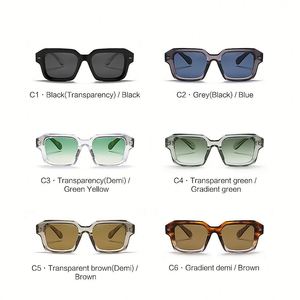 Gafas de Sol Polarizadas Cuadradas con Logotipo Personalizado, Montura Grande TR90 Retro de Moda 2025, Protección UV400 para Mujer - Product Image 5