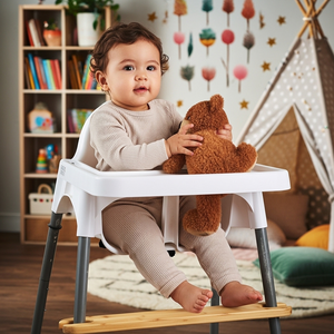 <span class=keywords><strong>Repose</strong></span>-pieds réglable pour chaise haute bébé, <span class=keywords><strong>repose</strong></span>-pieds en bambou écologique pour chaise haute, accessoire de chaise haute au <span class=keywords><strong>design</strong></span> minimaliste - Product Image 2