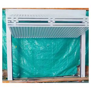 Fabricant <span class=keywords><strong>de</strong></span> portes <span class=keywords><strong>de</strong></span> <span class=keywords><strong>garage</strong></span> pliantes automatiques en aluminium <span class=keywords><strong>de</strong></span> conception moderne avec accessoires lourds vente à chaud - Product Image 4