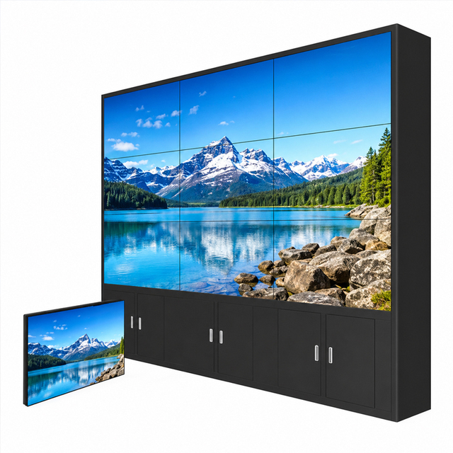 Factory Direct 46 49 55 65 Inch BOE LCD Video Wall 1.7mm Bezel Splicing Screen Animation Graphics ODM Custom Logo Fast Delivery