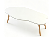 Table d'appoint pour salon, 80*40*42cm, plateau en bois moderne, durable, décorative