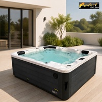 Vente en gros de bain à remous extérieur de luxe 1920x1600mm, bain de massage pour projets hôteliers