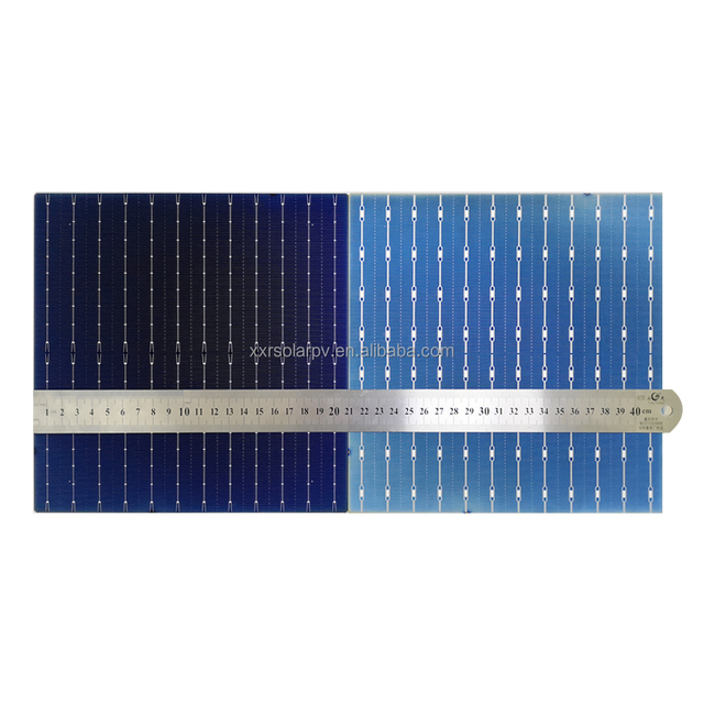 High Quality M12  210*210mm 12BB Perc Solar Cells 22.4-22.8% 10W Flexible Monocrystalline Pv Cell Free Cutting
