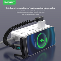 DOONJIEY USB5 120G Soporte para Teléfono de Aleación de Aluminio con Funciones Completas, PD 240W, Transferencia de Datos de Alta Velocidad, Soporte Plegable de 180 Grados