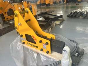 Martillo Hidráulico SOOSAN SB 43 Tipo Lateral para Excavadoras de 6-9 Toneladas, Nuevo, con Cinceles de 75 mm y Mangueras para Retroexcavadoras - Product Image 3