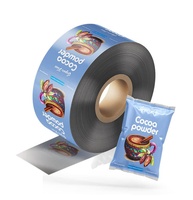 Bas quantité minimale de commande personnalisé impression numérique en plastique feuille d'aluminium rouleau d'étanchéité Film Snack Wrapper matériau d'emballage alimentaire Flexible
