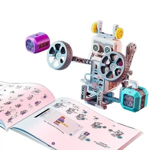 STEM Robot Building Blocks Kit Plastic <b>Battery</b> <b>Operated</b> App Programming Toy 402 Parts Physical Science Experiment Set for Ages - Product Image 2