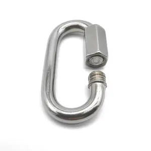 Wholesale Runway Climbing And Mountain Climbing Buckle Safety Buckle M3.5-M14 Stainless Steel Quick Connect Ring