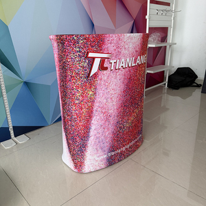 Vừa di động xúc tiến triển lãm truy cập bảng căng thẳng vải cong hình bầu dục thương mại hiển thị Pop Up truy cập hiển thị với ánh sáng LED - Product Image 3