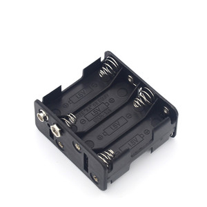 Boîtier de batterie 8x AA 1,5V empilable avec clip 9V portable - Product Image 1