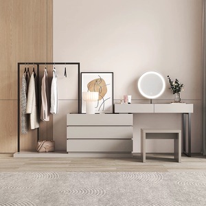 Tablero de partículas duradero de madera de diseño moderno, muebles de sala de estar para el hogar, rieles de tocador para niños - Product Image 3