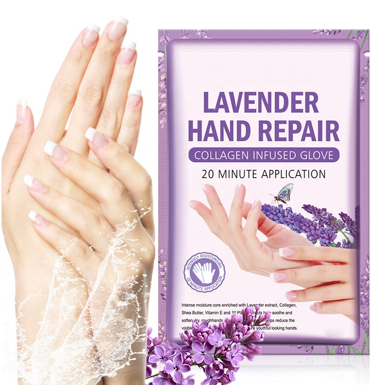 Собственная марка, уход за руками, мягкая увлажняющая питательная отбеливающая коллагеновая натуральная Органическая маска для рук