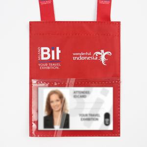 2026 Promotionele Aangepaste Logo Transparant Pvc Stof Naam Id Beurs Nek Portemonnee Verpleegster Kaart Badge Houder Met Rits - Product Image 4