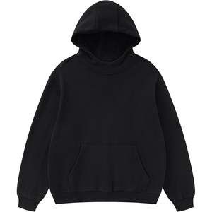 2025 Unisex Atlético Sudadera con capucha de gran tamaño Mock Neck Fleece Pullover Heavyweight Sudadera con capucha Streetwear Y2K tamaño 6XL para hombres - Product Image 3