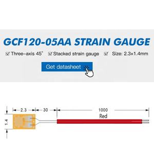 Medidor de tensión de resina fenólica a precio de fábrica GALOCE, sensor de celda de carga de alta precisión, medidor de tensión - Product Image 2