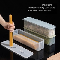 Boîte de rangement pliable en PP au design moderne pour la conservation des céréales, nouilles, spaghetti, plastique injecté pour le stockage au réfrigérateur