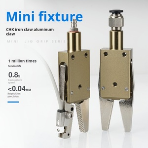 Pinza Neumática Industrial CHK-EM-12-C/EL/EX-20-C, Pinza de Vacío Neumática Simple y Doble para Brazo Robótico, Pinza Suave Doble - Product Image 2