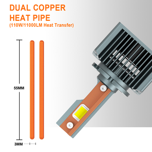 H4ไฟหน้ารถ LED ชุด D1 LED 6000K 40W, อุปกรณ์เสริมไฟหน้ารถยนต์ชุด D D3 - Product Image 4