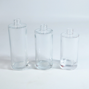 Transparent <strong>Glass</strong> Thickened Cylindrical Aromatherapy Essence Water And Milk <strong>Bottle</strong> Toner Dispensing <strong>Bottle</strong> - Product Image 3