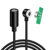 Angle droit 90 degrés 12V 3A mâle femelle DC Interface connecteur de câble de charge magnétique avec PCB