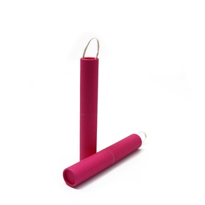 Caja de Regalo Ecológica de Cartón Cilíndrico con Logotipo Impreso Personalizado, Tubo de Papel Kraft con Cierre Giratorio para Lápiz de Cejas - Product Image 4