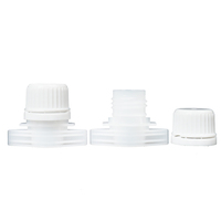 Doypack 16mm plastique Bec alimentaire Bec PE sécurité personnalisé alimentaire Stand up Pouch avec Spot feuille impression flexo pour liquide poche bébé