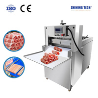 Nouvelle machine à rouleaux de viande pour hot pot, trancheuse de viande congelée, système d'alimentation bidirectionnel, épaisseur réglable, fonctionnement automatique, pour restaurant