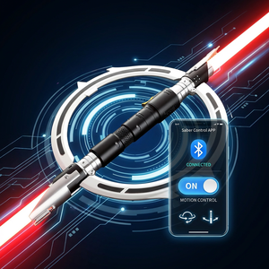 Sabre laser LGTMarrok Inquisitor RGB Neopixel avec poignée métallique, son de swing fluide, style Dark Lord pour duels - Product Image 2