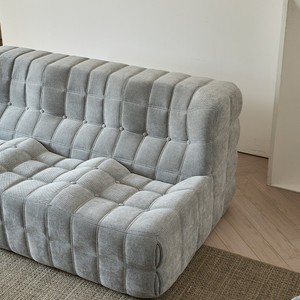 Sofás de compresión de sofá de combinación de tela moderna, embalaje en caja, sofá comprimido para sala de estar - Product Image 2