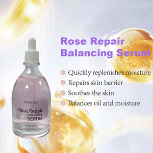 OEM ODM Personalizar la piel opaca Brillo Rosa Tónico Hidratante Profundo Calmante Reparación Suero facial - Product Image 6