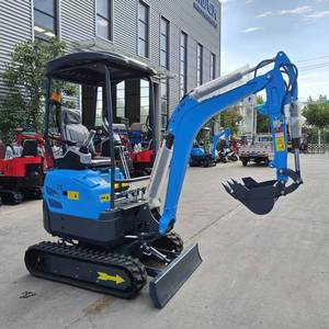 Miniescavatore cingolato in gomma HT10 da 2 tonnellate con elevata potenza di scavo, nessun danno al terreno, ideale per serre, fattorie e lavori residenziali in giardino. - Product Image 2