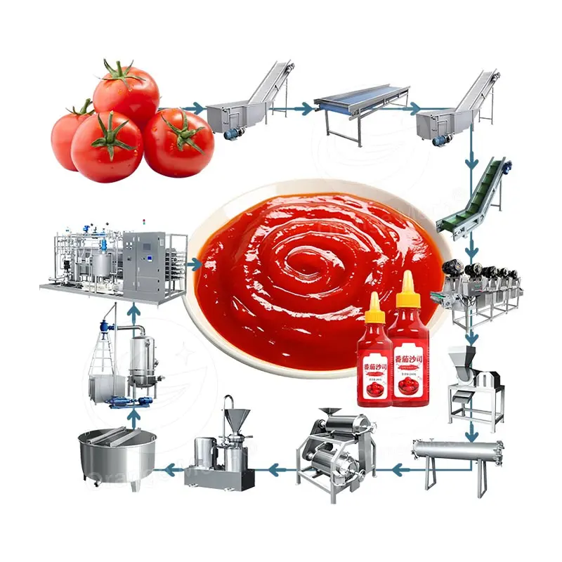 ORME Tomato Paste Process Line Tomato Sauce Make Machine Tomato Sauce Production Line Price