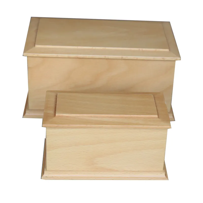 व्यावसायिक निर्माण के लिए विभिन्न आकार लकड़ी urns राख
