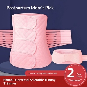 Cinturón Abdominal Postparto de 4 Piezas para Mujeres Embarazadas, Transpirable, para Parto Vaginal y Cesárea, Faja Moldeadora Materna - Product Image 3