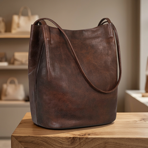 Sacs à main décontractés de style western pour femmes de qualité supérieure, en cuir véritable, avec bandoulière, grande capacité, fermeture éclair, imperméables - Product Image 3