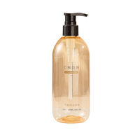 Bouteille à pompe en PET de 400ml avec distributeur de type presse pour shampooing et gel douche, emballage cosmétique de récipient de savon liquide vide